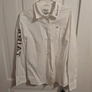 Ariat Long Sleeve With Cheetah Print Accent